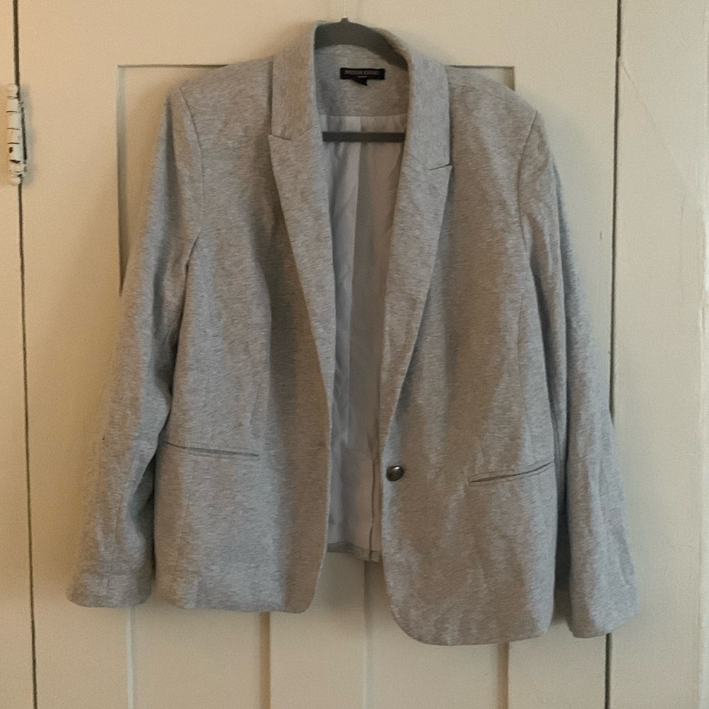 British Khaki cotton blazer